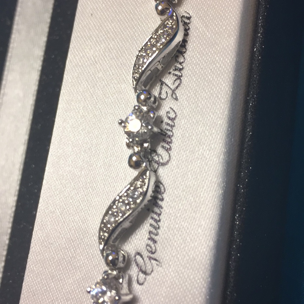 Cubic Zirconia Tennis Bracelet..